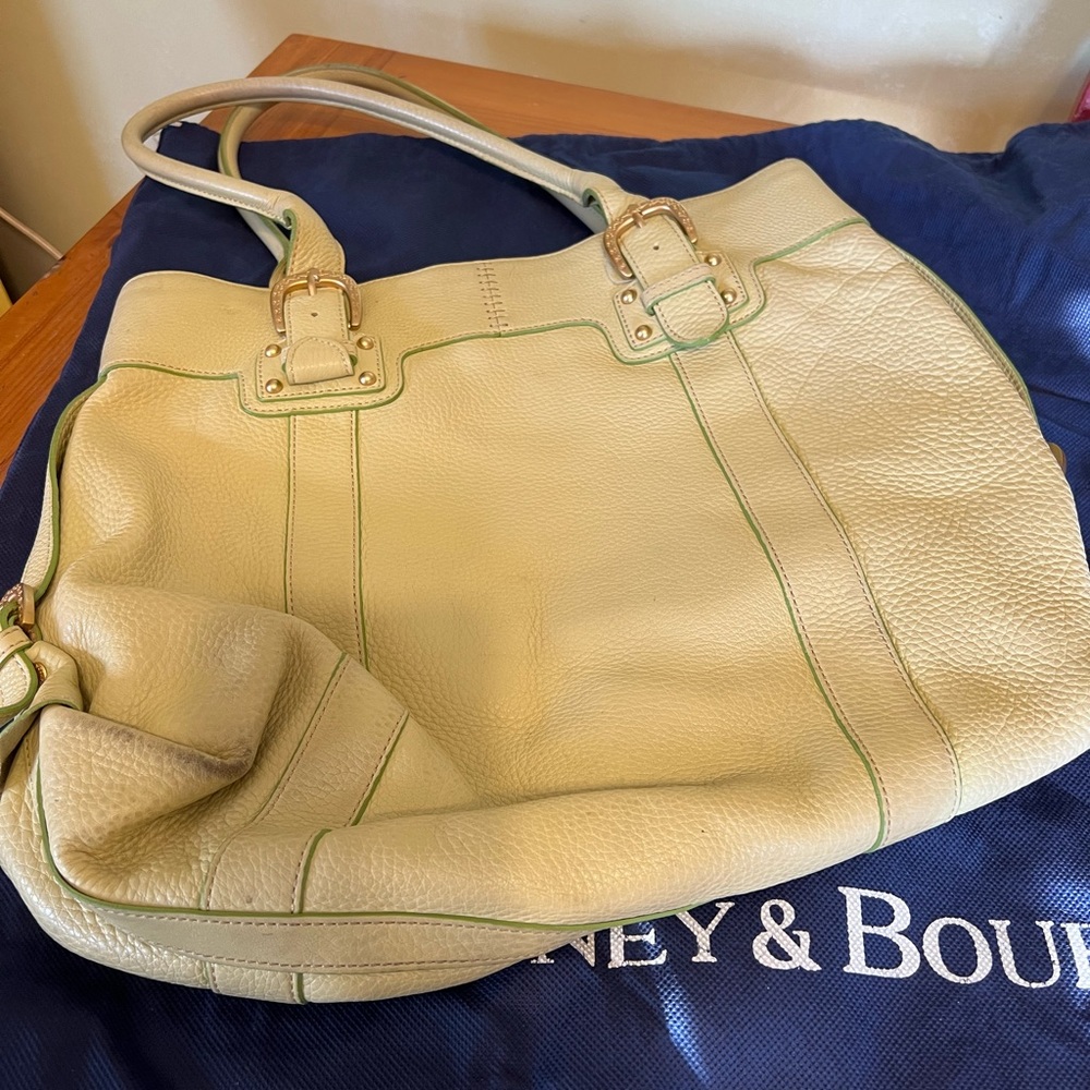 Dooney & Bourke light green leather bag